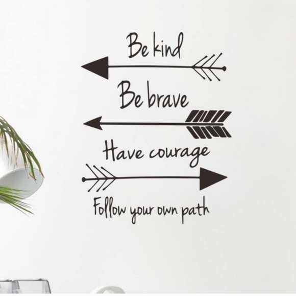 Be kind Be Brave Arrow  Boho Wall - Picture 2 of 4